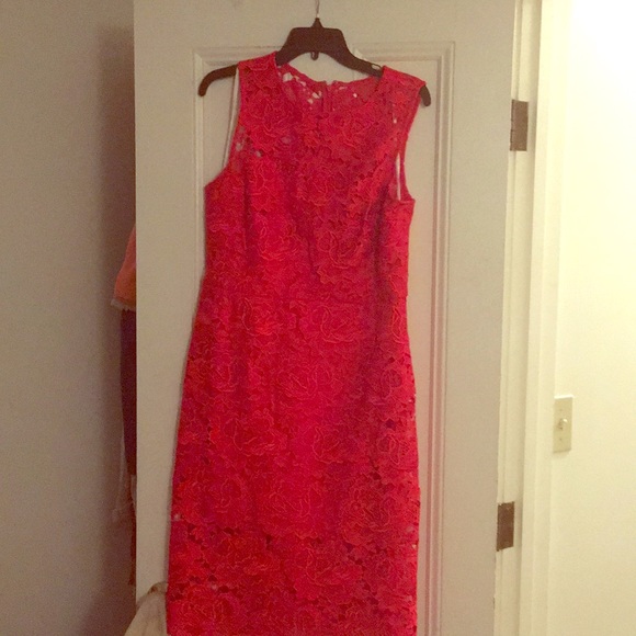 julia jordan Dresses & Skirts - EUC Julia Jordan lace cocktail dress in poppy